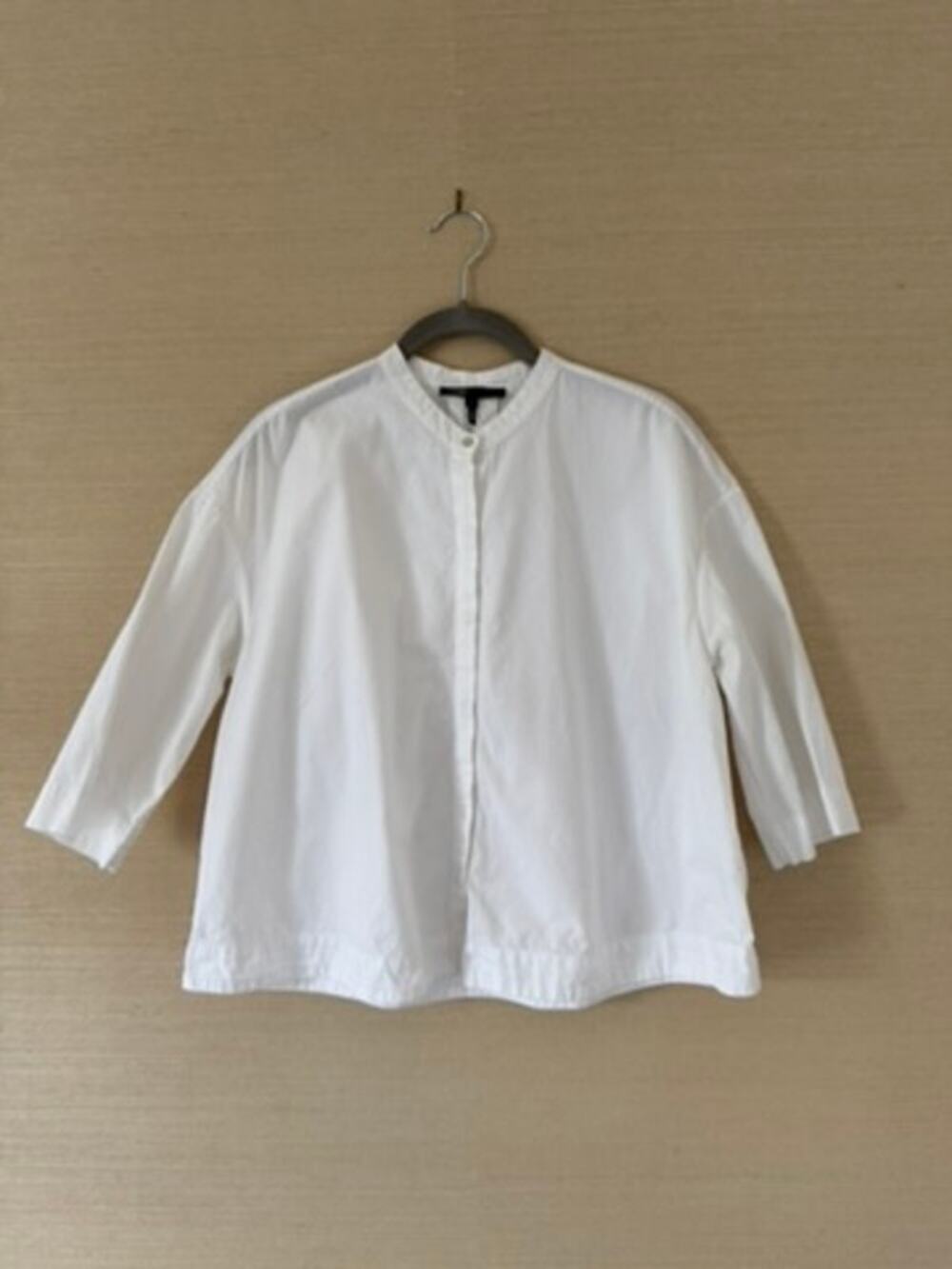 Maje "Cornelia" White Cotton Top – Size 1 (US XS/S)